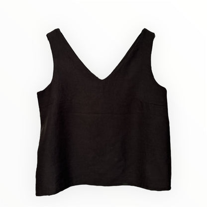 Vera V Neck Top - Black