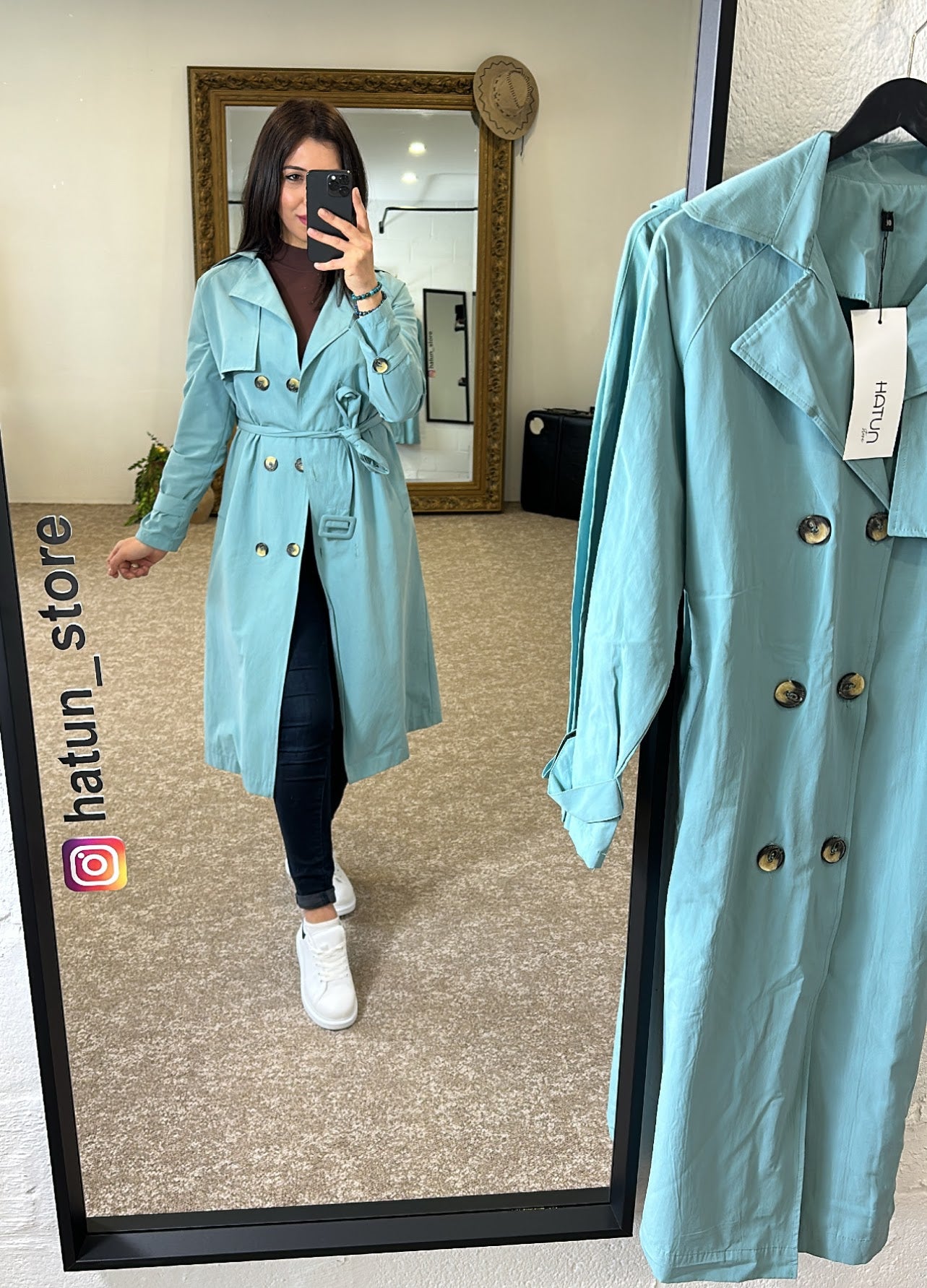 Trenchcoat Babyblue