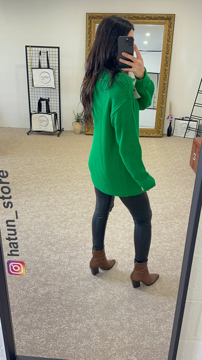 Knitted Sweater Green