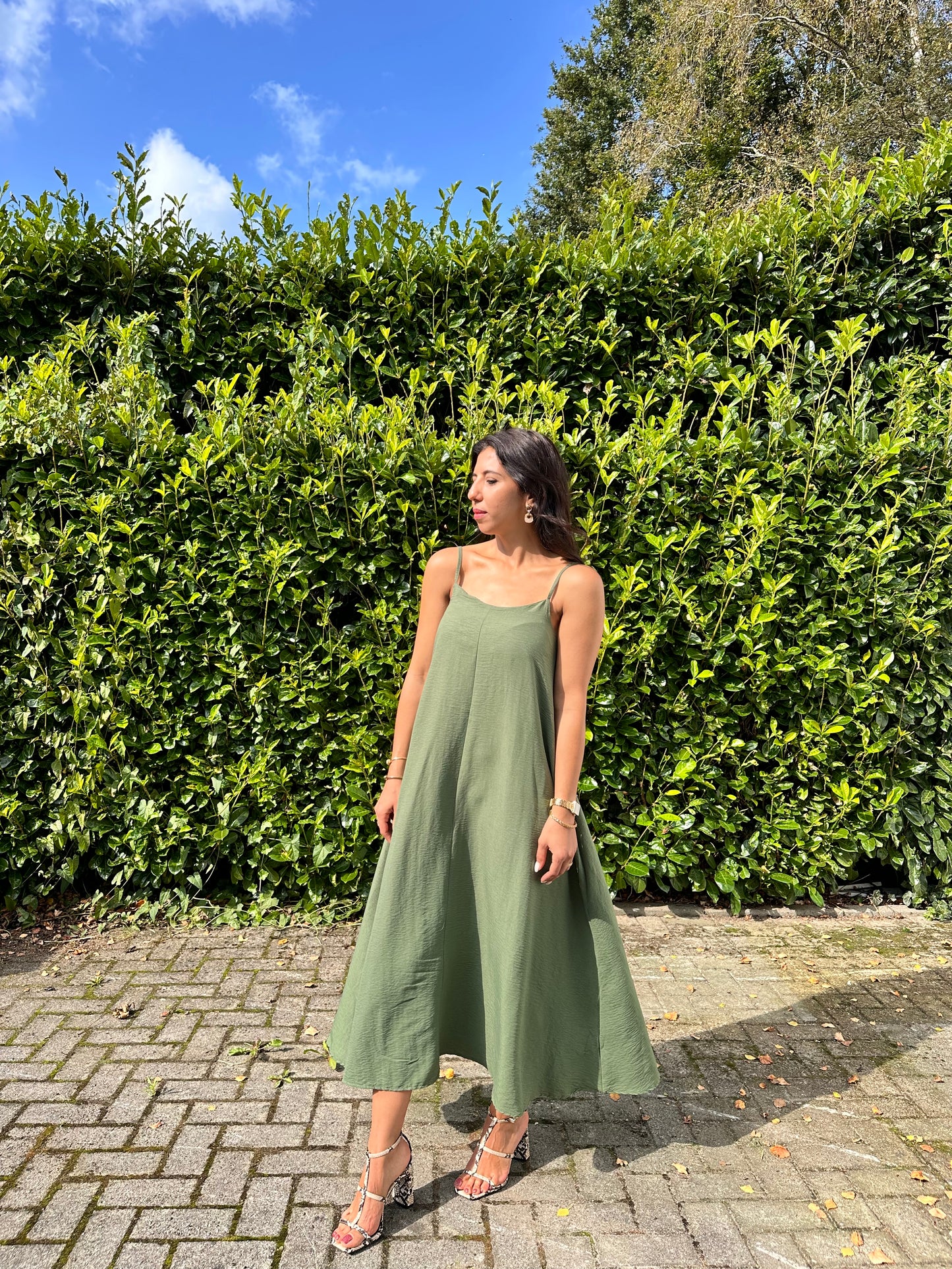 Serene Flow Maxi dress - green