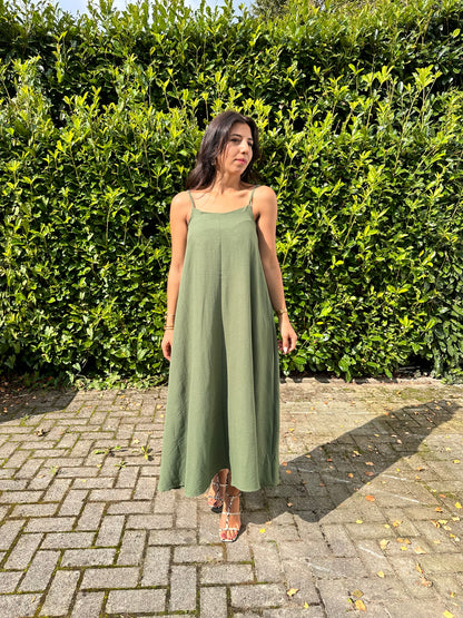 Serene Flow Maxi-jurk - groen