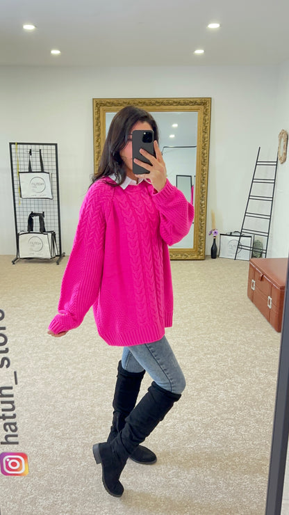 Knitted Sweater pınk