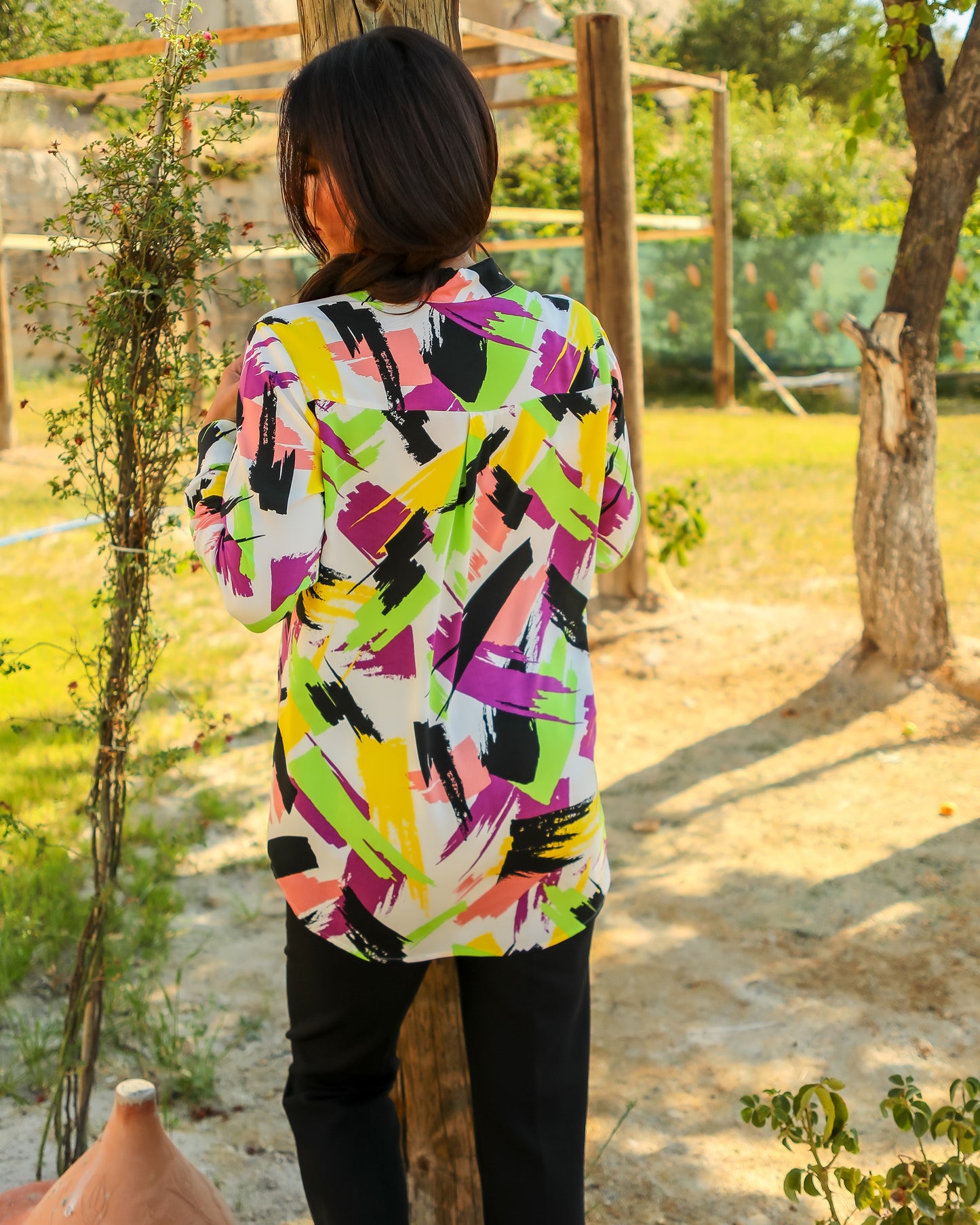 Colorful Patterns Blouse