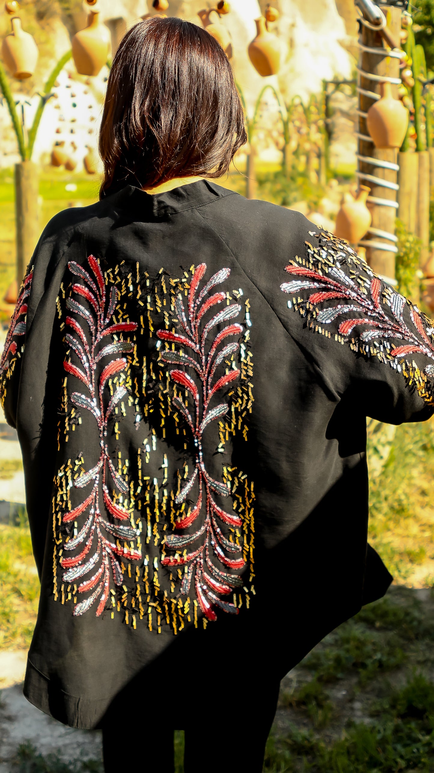 Bead and Embroidery Kimono