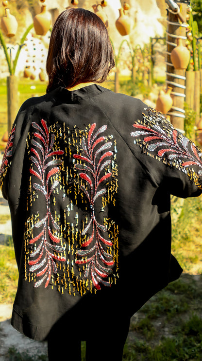 Bead and Embroidery Kimono