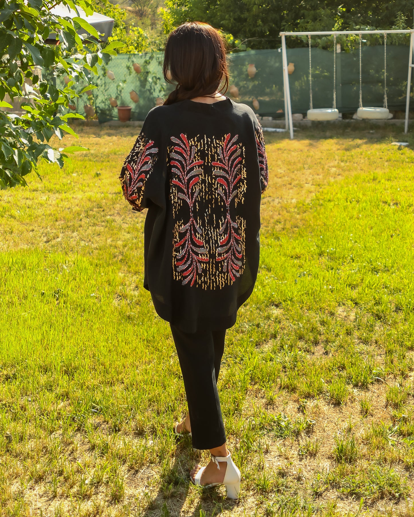 Bead and Embroidery Kimono