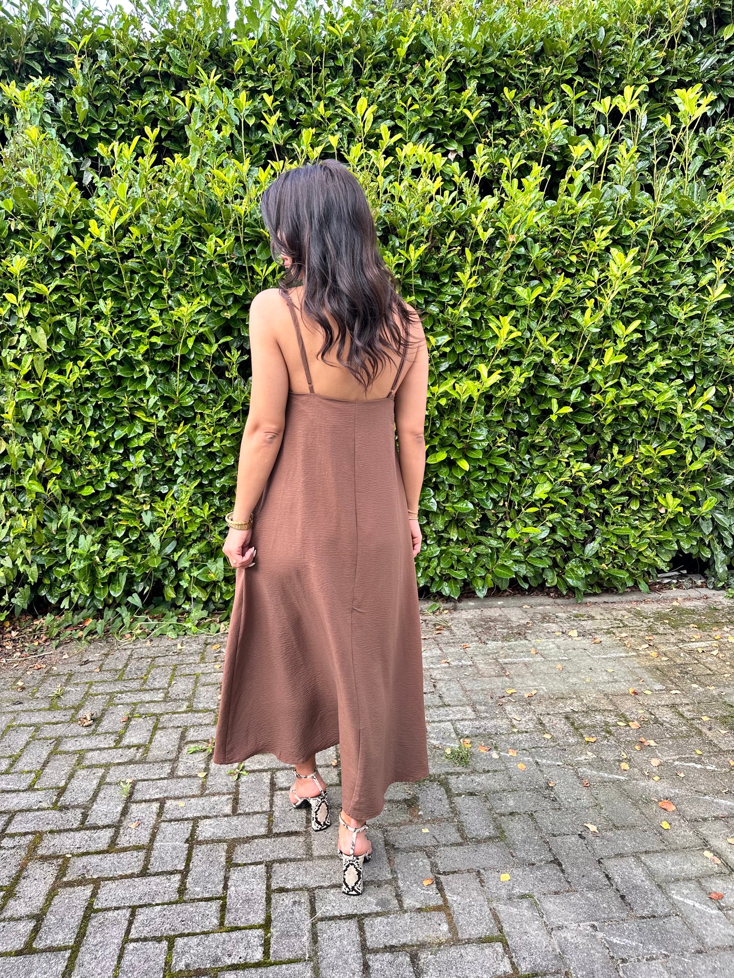 Serene Flow Maxi dress - brown