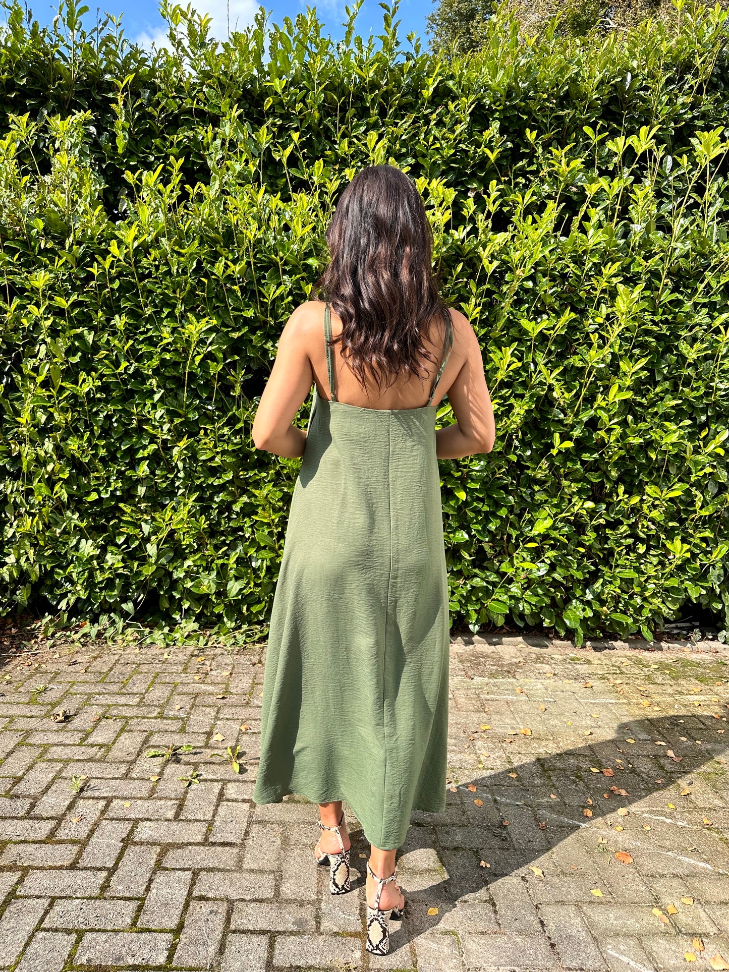 Serene Flow Maxi dress - green