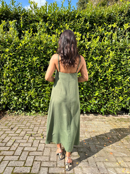 Serene Flow Maxi-jurk - groen