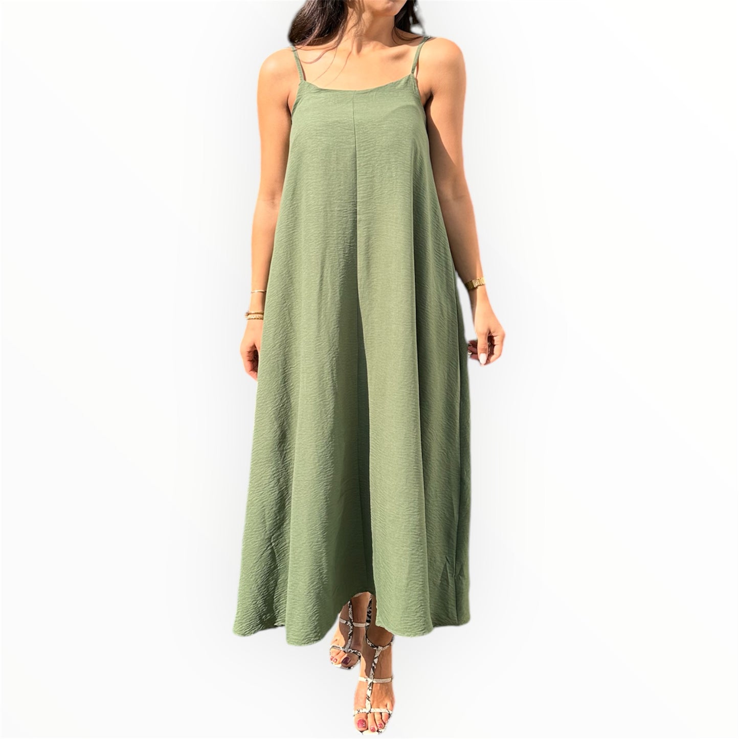 Serene Flow Maxi-jurk - groen