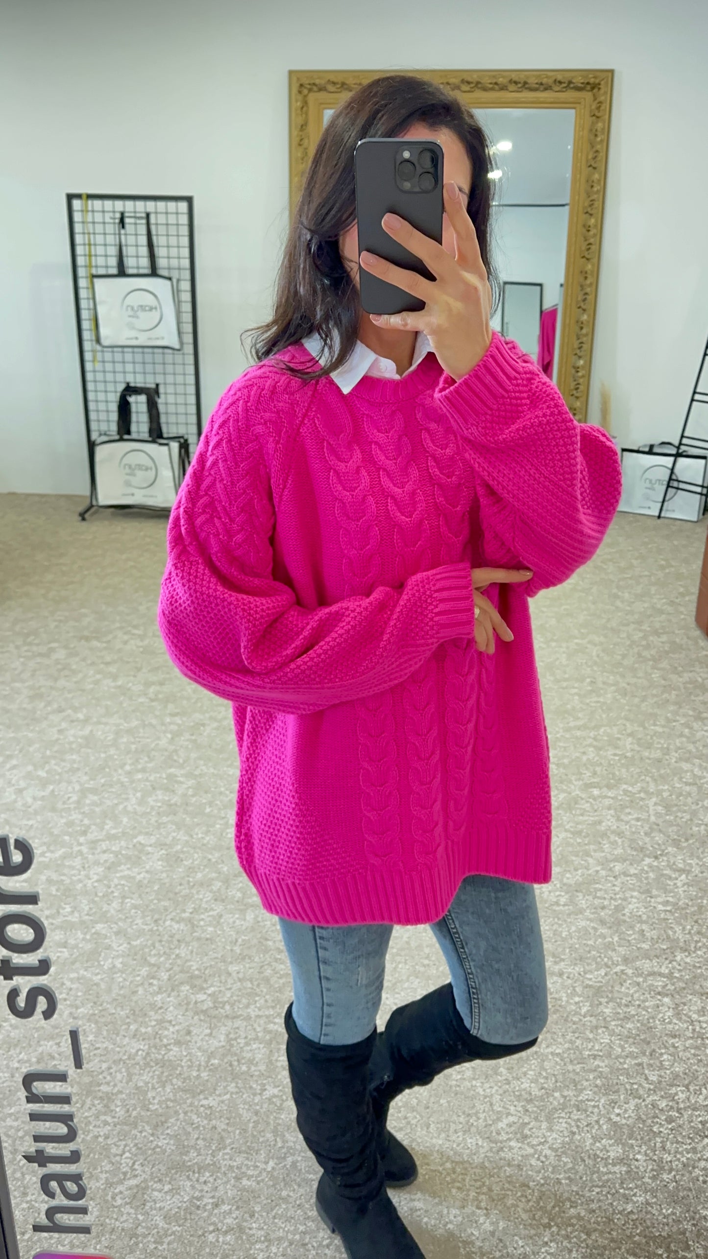 Knitted Sweater pınk