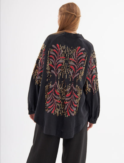 Bead and Embroidery Kimono