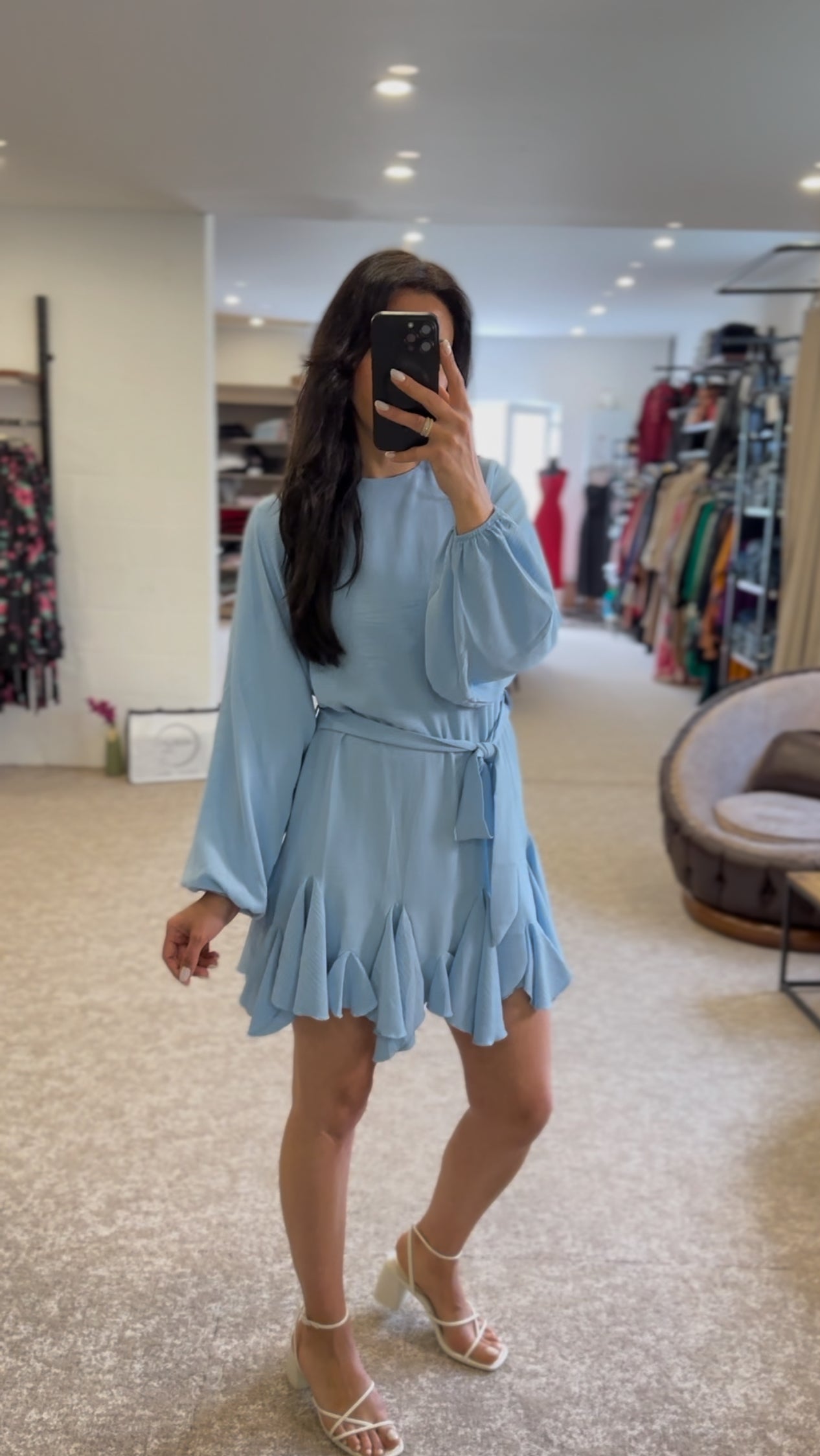 Short Ruffled Dress