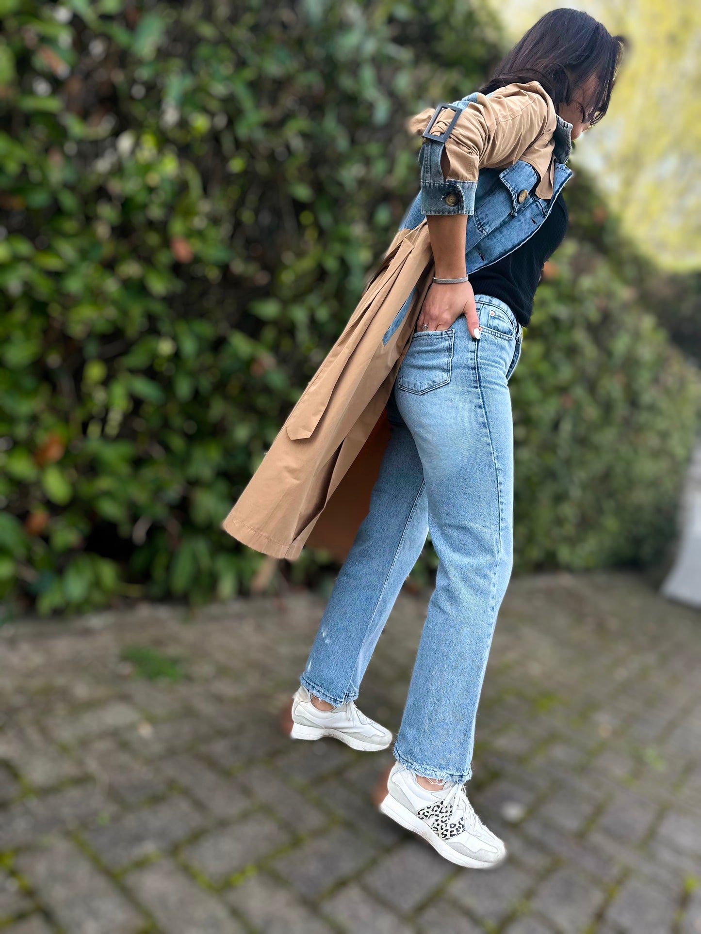 Jeans met wijde pijpen - Nieuw SS24