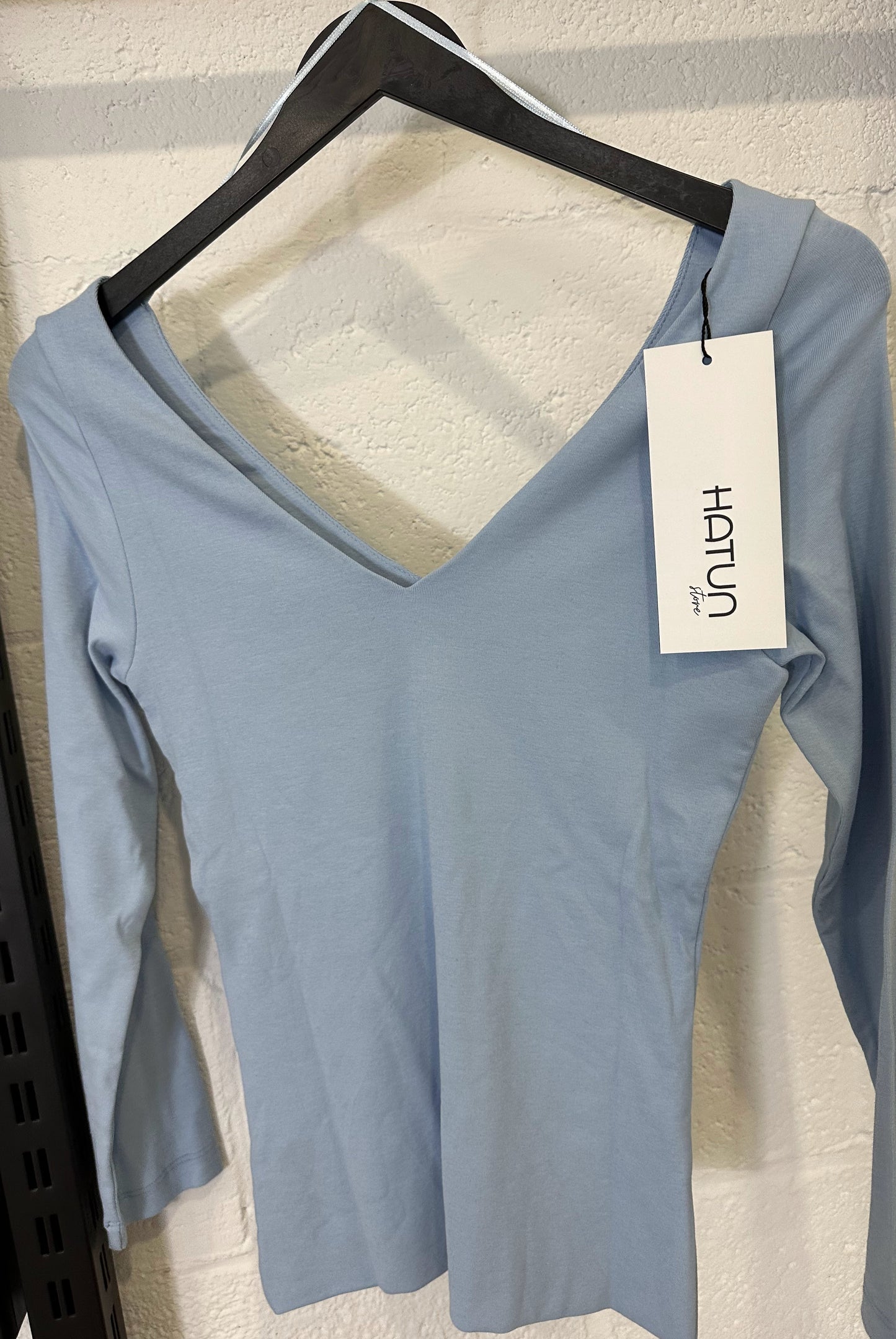 T-shirt met lange mouwen - Babyblauw