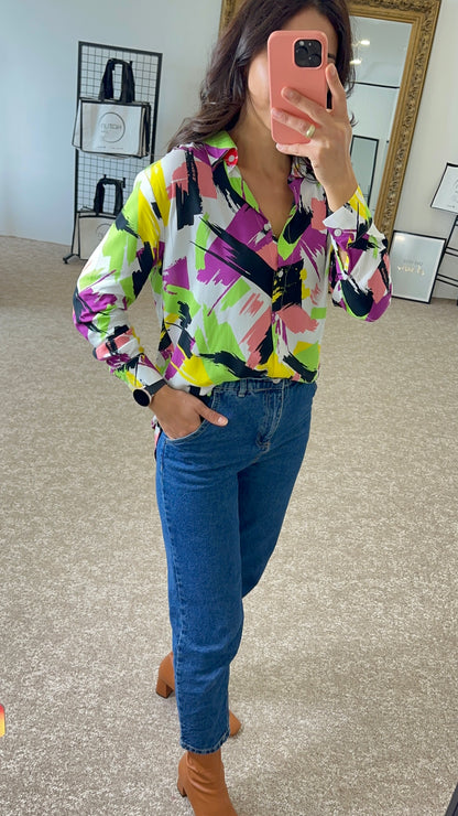 Colorful Patterns Blouse