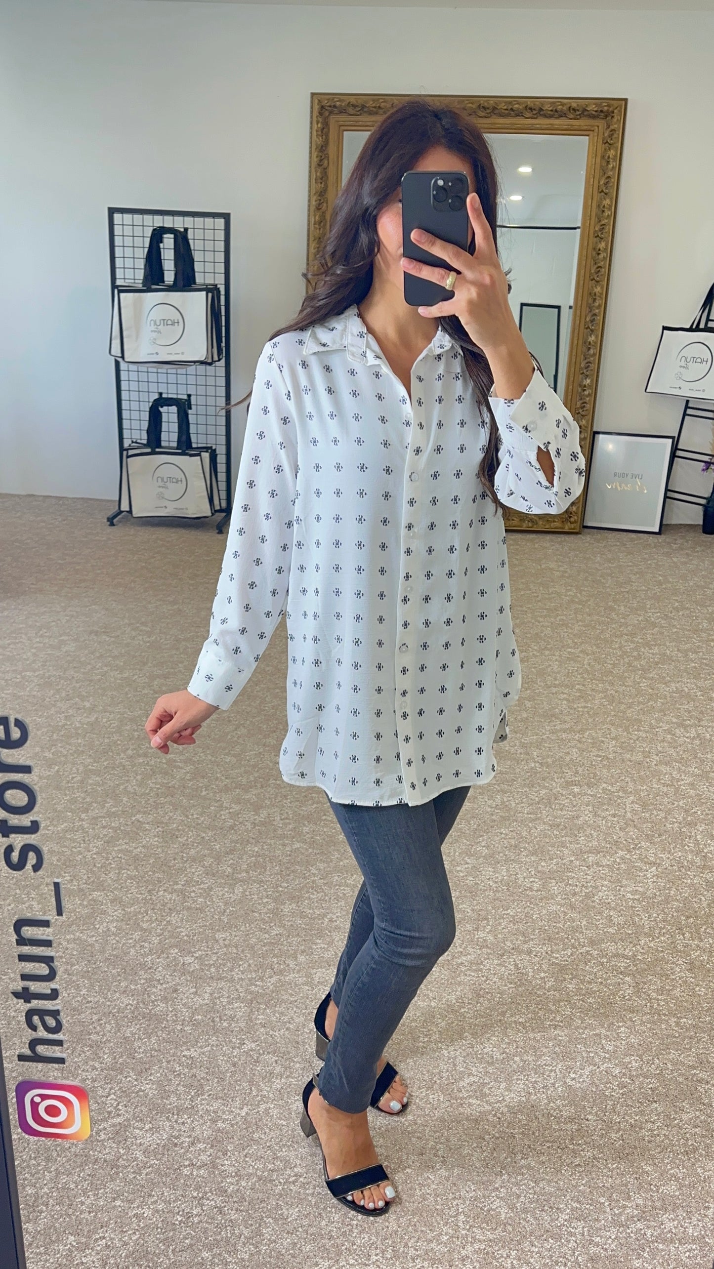 White Blouse Shirt