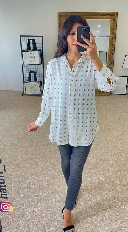 White Blouse Shirt