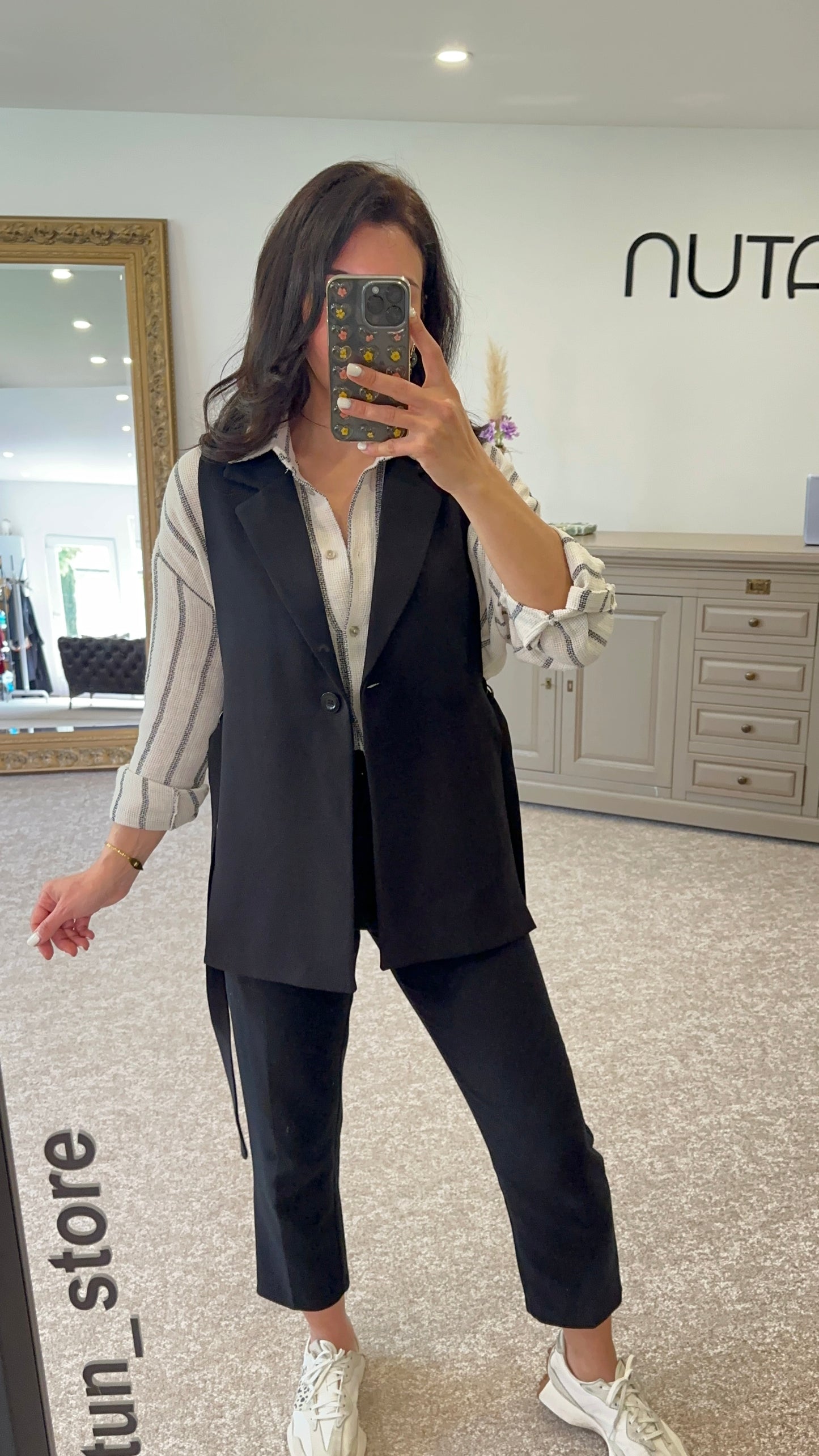 NEW Blazer Vest - Black