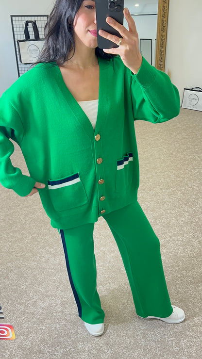 Comfy Set - Green Cardigan and broek