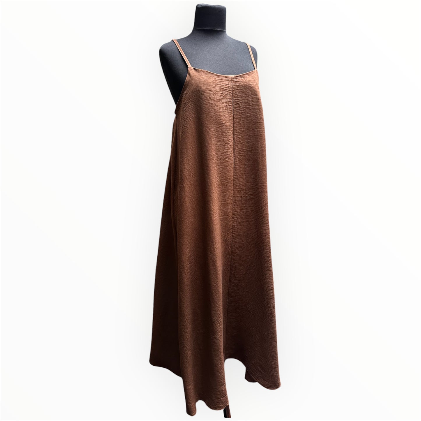 Serene Flow Maxi elbise - Kahverengi