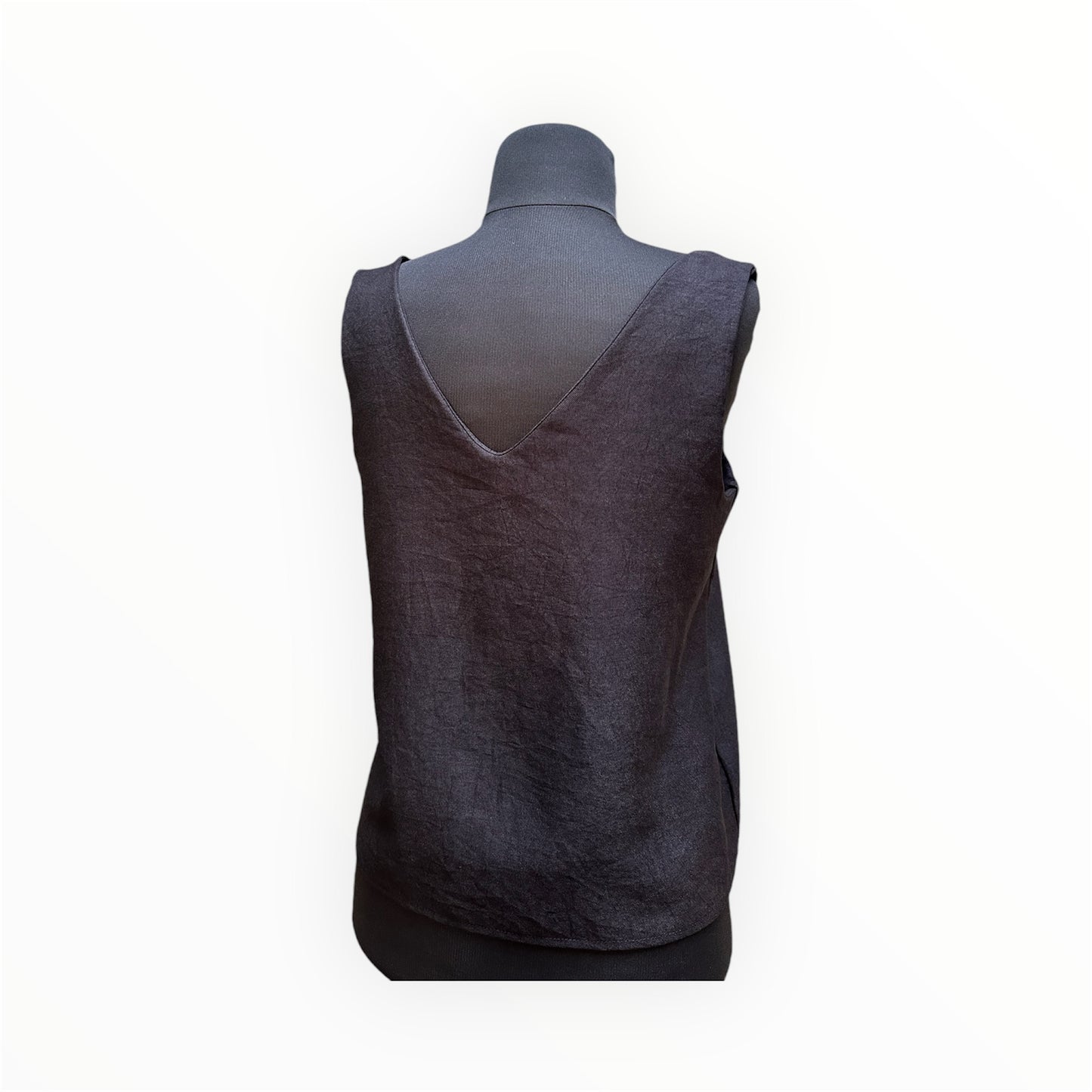 Vera V Neck Top - Black