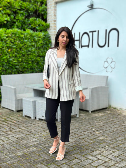 Lavin Cizgili Blazer