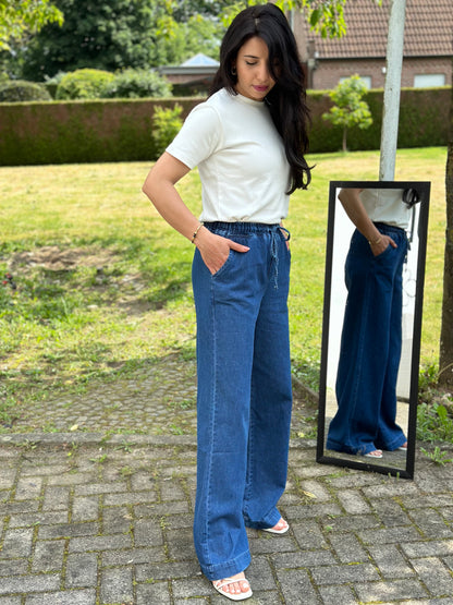 Morpho Palazzo Jean🦋 elastic waist