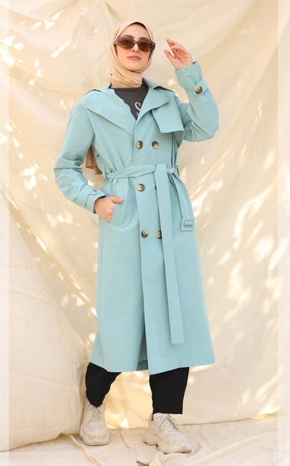 Trenchcoat Babyblue