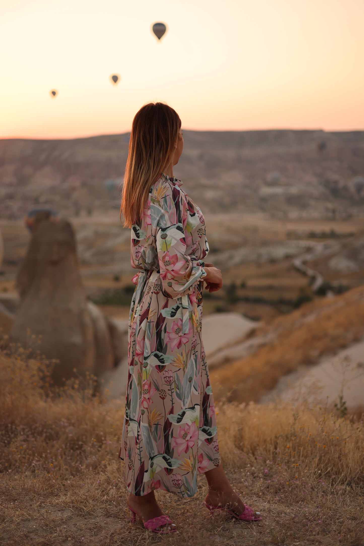 Flower Long Dress