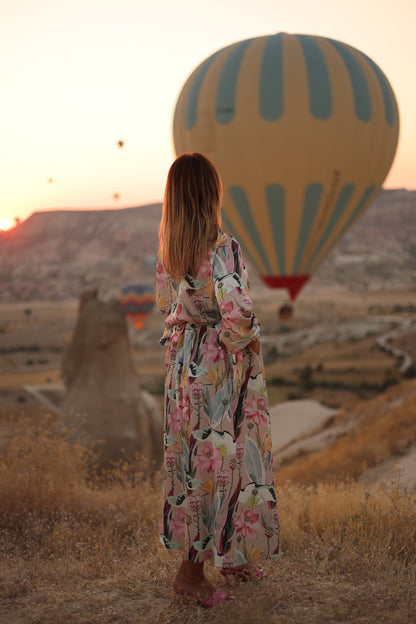 Flower Long Dress