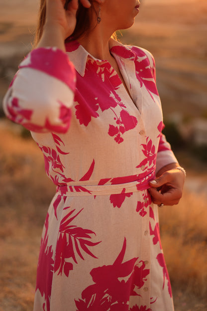 Alacati Linen Dress