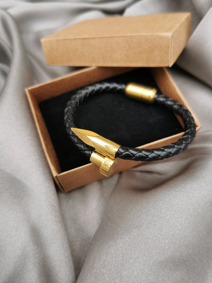 Snake Braided Leather Bracelet